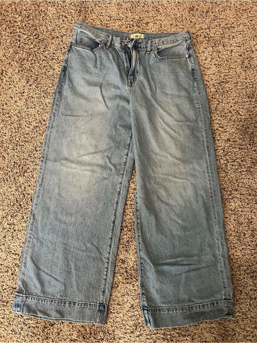 Madewell Light Blue Wide-Leg Jeans
